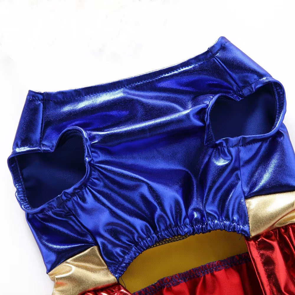 Dog Cloak Polyester Dog Halloween Dress Colorful Breathable Pet Cosplay Clothes Soft Christmas Party