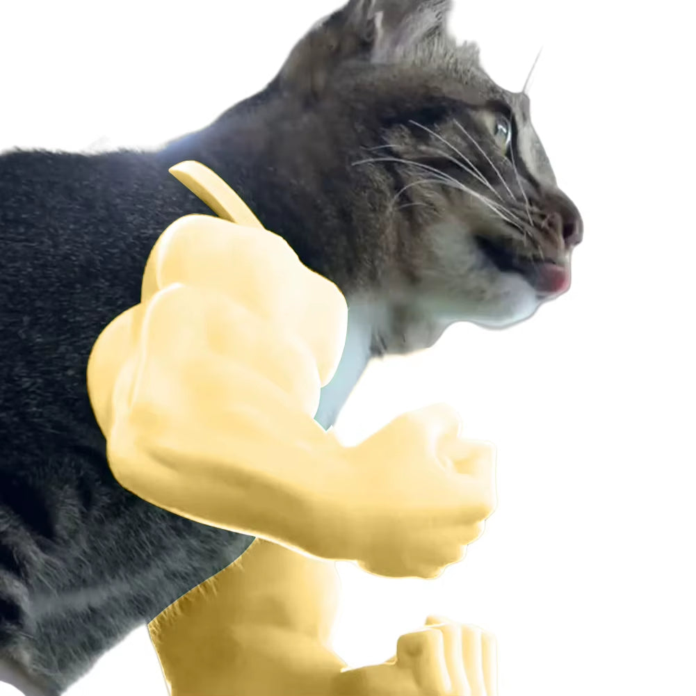 3D Printed Cat Muscle Arm Giant Muscle Arm Lightweight Halloween Cat Costume Funny Pet Cosplay Costume Pet Cosplay Accessories